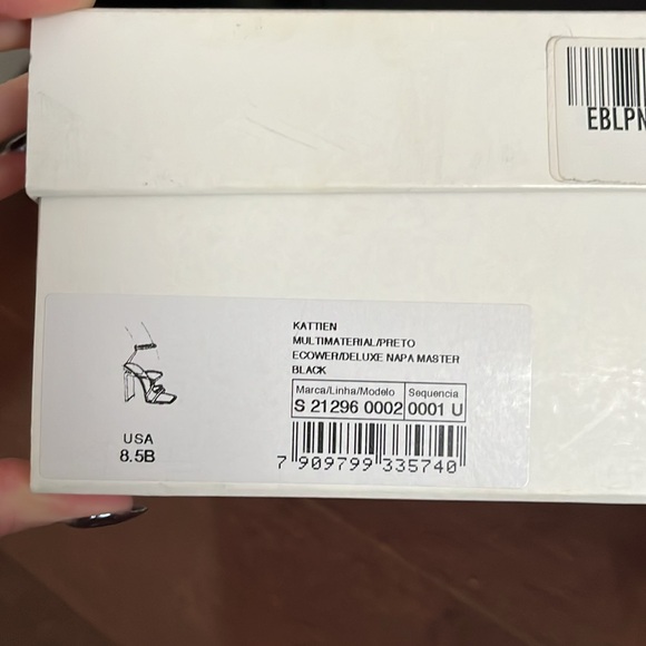 Black Schutz Strappy Heels - Picture 5 of 5